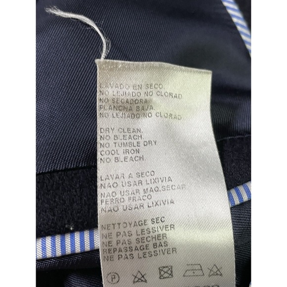 Mirto 1956 Men's Deep Navy Blazer Jacket Loro Piana Cashmere Size 44 Length 29 - Picture 8 of 14